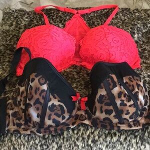 Bras, lounge shorts